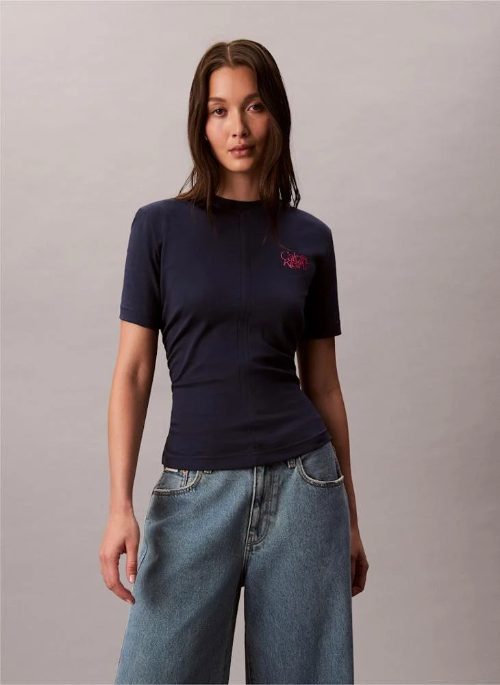 Calvin Klein Jeans Graphic Crew Neck T-Shirt